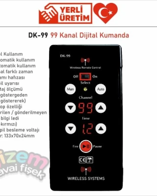 DK-99 Kanal Dijital Volkan Ateşleme Kumandası