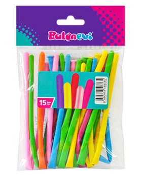 Karışık Renk Sosis Balon (260) 15 Li
