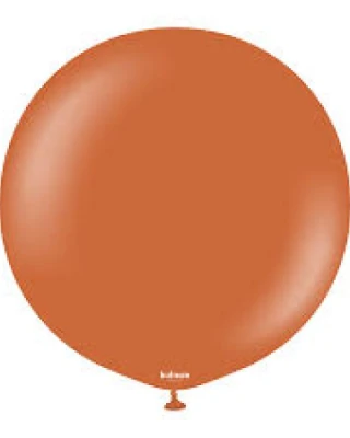36 INC RETRO RUST ORANGE BALON 2Lİ
