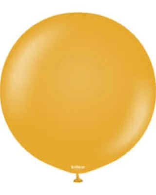 36 INC RETRO MUSTARD BALON 2Lİ